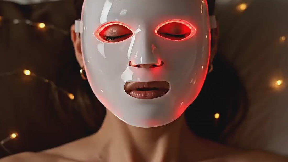 Lumeska — bucle de vídeo del hero, ambiente nocturno con mascarilla LED (optimizado)